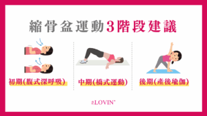 縮骨盆運動3階段建議
